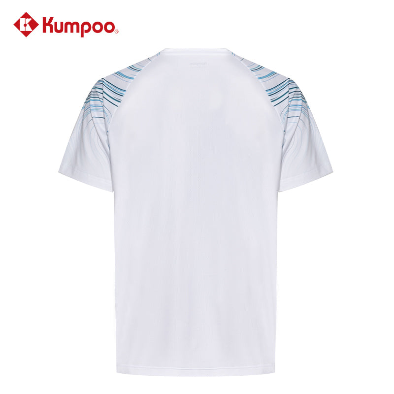 Kumpoo T-Shirt KW-4100 White Badminton Shirt