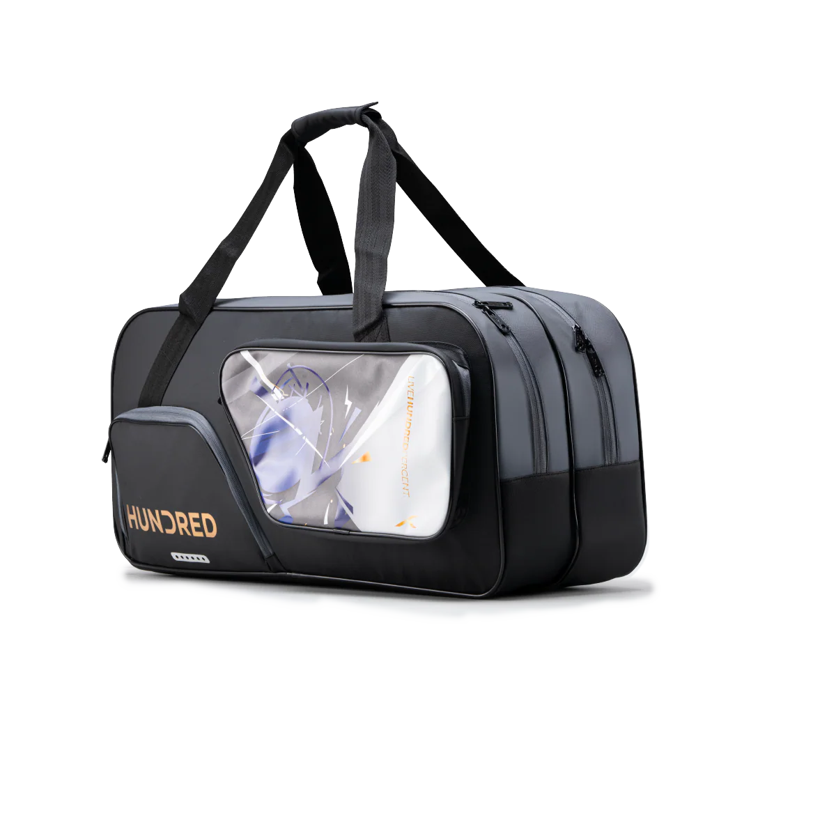 Hundred Monolith Black Badminton Racket Bag