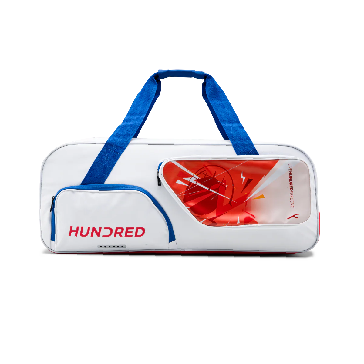 Hundred Monolith White Badminton Racket Bag