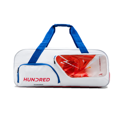 Hundred Monolith White Badminton Racket Bag