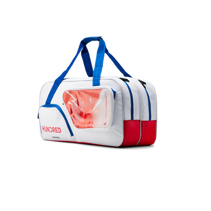 Hundred Monolith White Badminton Racket Bag