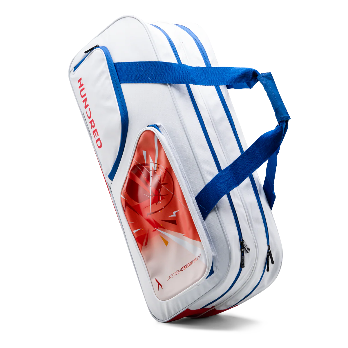 Hundred Monolith White Badminton Racket Bag