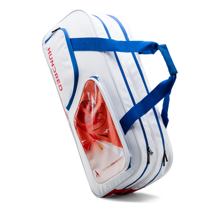 Hundred Monolith White Badminton Racket Bag