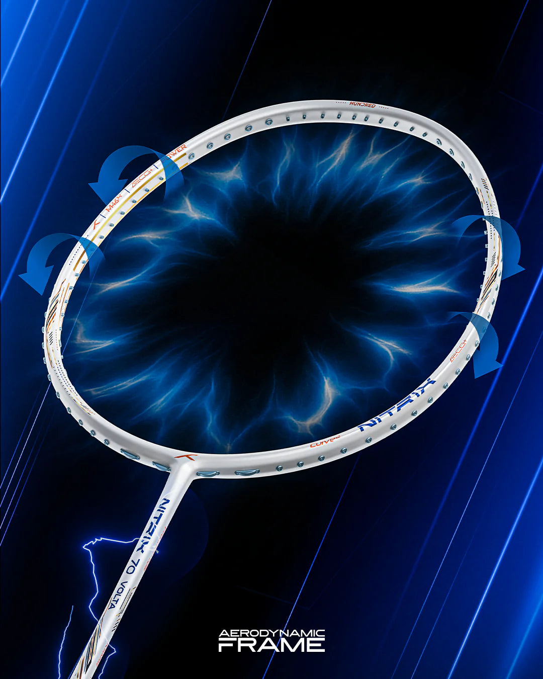 Nitrix Hundred Racket Hundred Nitrix 70 Volta Badminton Racket – Racket Shop NZ