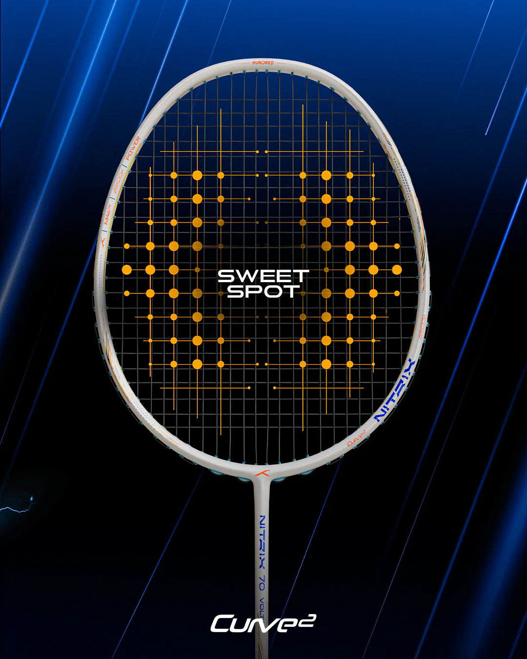 Nitrix Hundred Racket Hundred Nitrix 70 Volta Badminton Racket – Racket Shop NZ