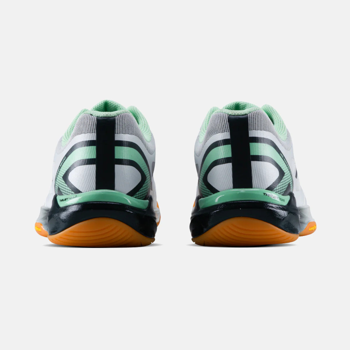 Hundred Phenom White/Green Badminton Shoes