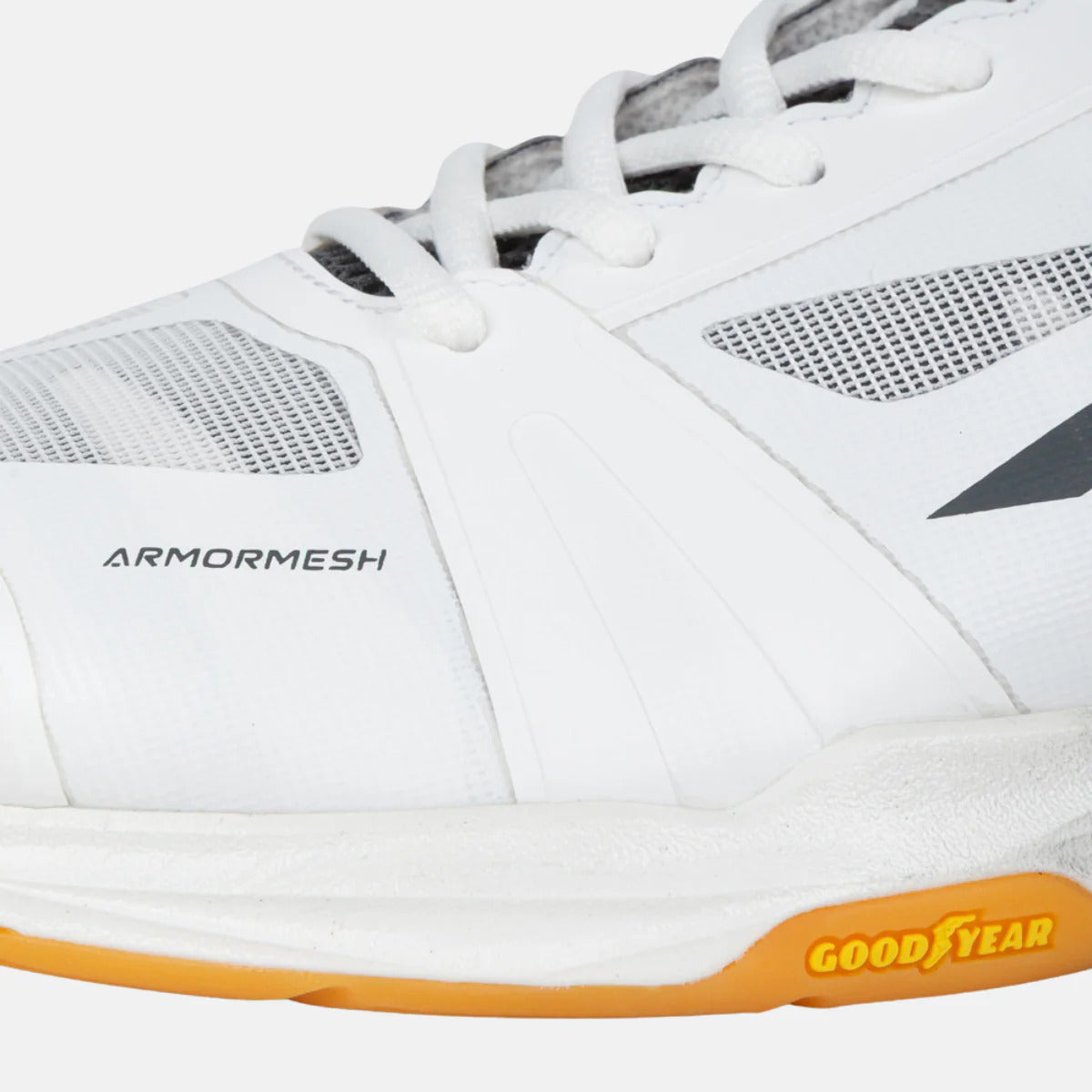 Hundred Phenom White/Green Badminton Shoes
