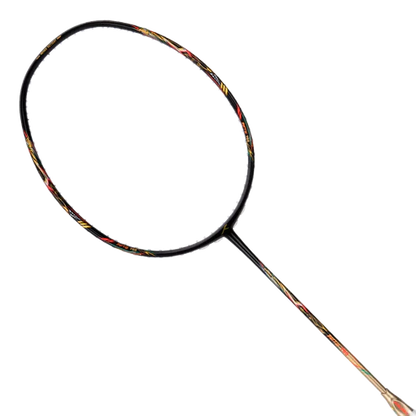 Hundred Battle 700 Charcoal/Gold/Orange Badminton Racket