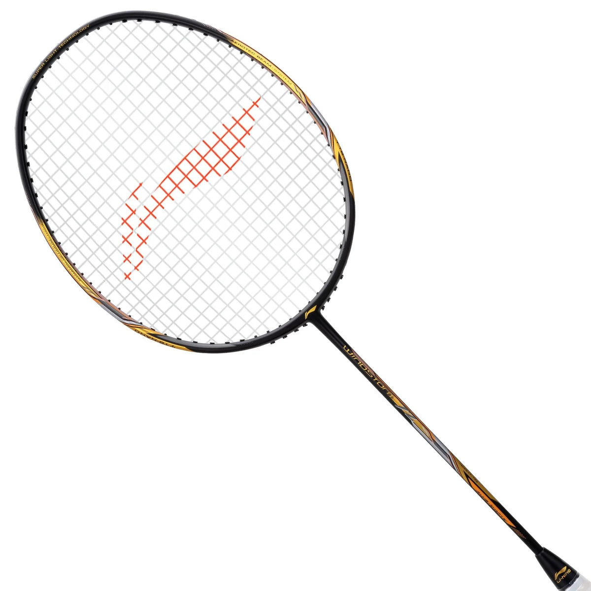 Li Ninig Racket Li-Ning Windstorm 72 (Black/Gold) Badminton Racket – Racket Shop NZ